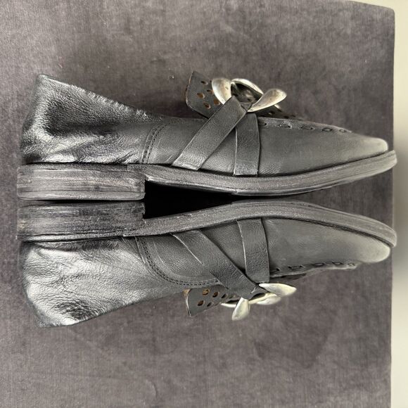 AS 98 Italian Leather Chain Loafers EU 41 - Picture 7 of 14